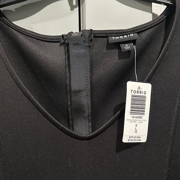 Torrid Black Mini Dress - Picture 2 of 4